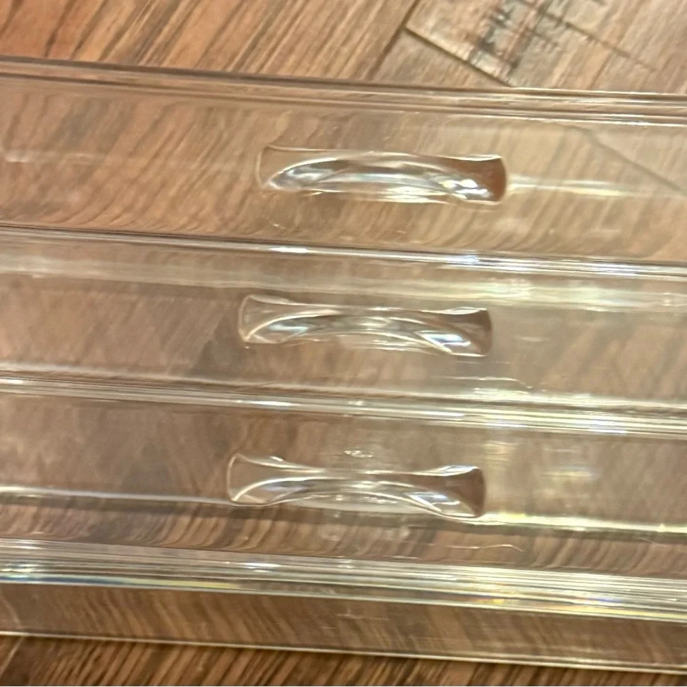 2 Clear Acrylic Storage Organizer.